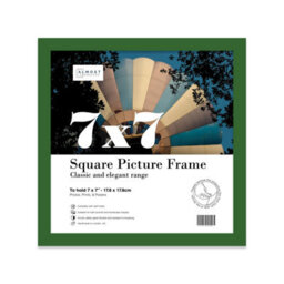 7X7 Green Picture Frame (17.8 X 17.8Cm) Poster, Photo, Artwork, Gallery Wall Or Print - thumbnail 1