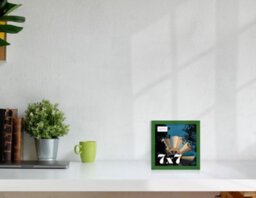 7X7 Green Picture Frame (17.8 X 17.8Cm) Poster, Photo, Artwork, Gallery Wall Or Print - thumbnail 2