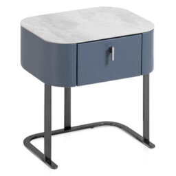 Atlantic Melrose Bedside Table Navy Blue - thumbnail 4