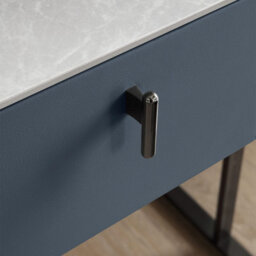 Atlantic Melrose Bedside Table Navy Blue - thumbnail 6