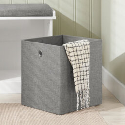 Sobuy Fsr66-Hg, 2 Baskets 2 Drawers Hallway Bedroom Storage Shoe Bench With Seat Cushion, Grey,w100Xd35Xh50 - thumbnail 7
