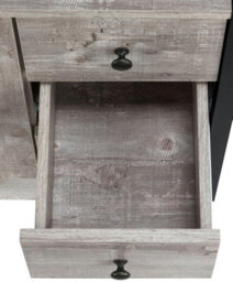Chris Sink Cabinet With 1 Door & 3 Drawers In Concrete Look - thumbnail 6
