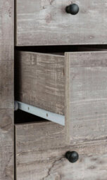 Chris Sink Cabinet With 1 Door & 3 Drawers In Concrete Look - thumbnail 5