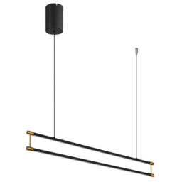 Luminosa Lighting Luminosa Kayson 84Cm Pendant Ceiling Light Matt Black Led 3000K - thumbnail 2