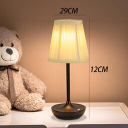 Amorly Table Lamp Wireless Led Rechargeable Light Touch Dimmable Usb Rechargeable Lightindoor Outdoor,black - thumbnail 2