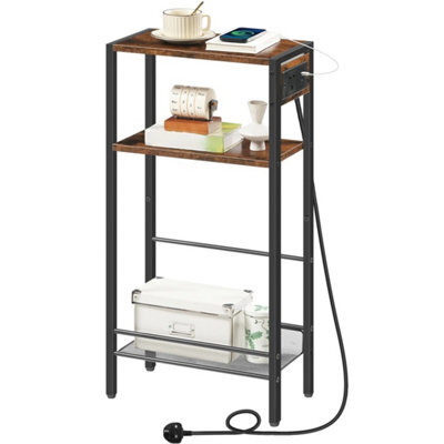 Entryway Console Sofa Display Table With Charging Station - image 1