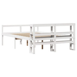 Berkfield Senior Bed With Headboard Without Mattress White 140X200 Cm - thumbnail 6