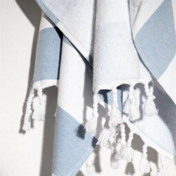 Allure Bath Fashions Striped Hammam Turkish Style Beach Towel - thumbnail 5