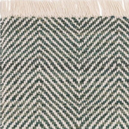 Handmade Kilim Modern Green Geometric Cotton Jute Easy To Clean Rug For Living Room And Bedroom-120Cm X 170Cm - thumbnail 2
