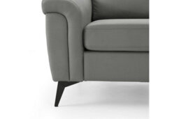 Home Detail Emma 3 Seater Sofa With Chaise, Grey Air Leather - thumbnail 6