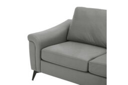 Home Detail Emma 3 Seater Sofa With Chaise, Grey Air Leather - thumbnail 7