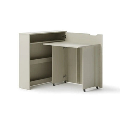 Arte Work Concept Slim Cashmere Convertible Hidden Desk 90Cm - Right - image 1