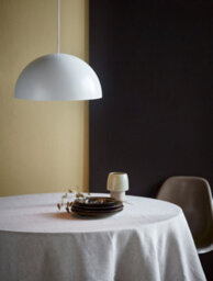 Nordlux Ellen Metal Pendant Light Dome Shade White,mains - thumbnail 8
