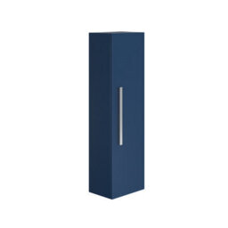 Rinse Bathrooms 1200mm Tall Bathroom Cupboard 1 Door Slim Storage Cabinet Unit Wall Mounted Matte Blue With 2 Adjustable Shelves - thumbnail 2