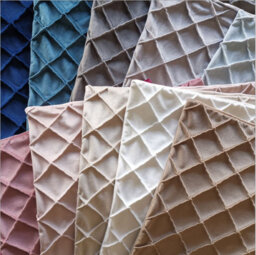 Luxurious Blush Velvet Geometric Cushion Cover - 45X45Cm Square Throw Pillow Case - thumbnail 7