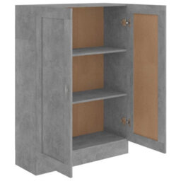 Vidaxl Book Cabinet Concrete Grey 82.5X30.5X115 Cm Engineered Wood - thumbnail 5