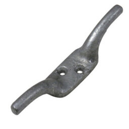 "SecureFix Direct Galvanised Cleat Hooks 5"" X2 (Washing Line Blind Cord Tie Back Trailer Rope)"
