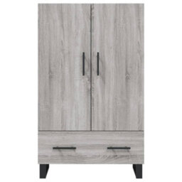 Berkfield Modern Highboard Grey Sonoma 69.5X31X115 Cm Engineered Wood - thumbnail 6