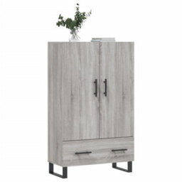 Berkfield Modern Highboard Grey Sonoma 69.5X31X115 Cm Engineered Wood - thumbnail 3