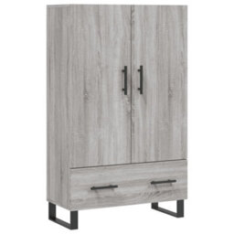 Berkfield Modern Highboard Grey Sonoma 69.5X31X115 Cm Engineered Wood - thumbnail 1