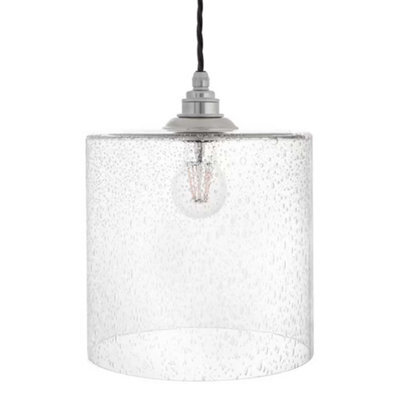Lowell Bubble Glass Pendant Light - Nickel - Se Home