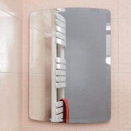 Plum&clay Julia Rectangular Bevelled Edge Frameless Mirror (H)80Cm (W)60Cm - thumbnail 4