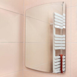 Plum&clay Julia Rectangular Bevelled Edge Frameless Mirror (H)80Cm (W)60Cm - thumbnail 3