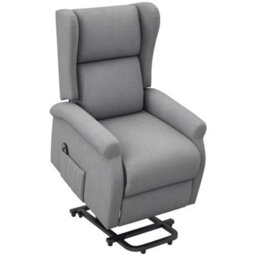 Grey Riser And Recliner Chair Electric Reclining Chair With Remote Control - thumbnail 1