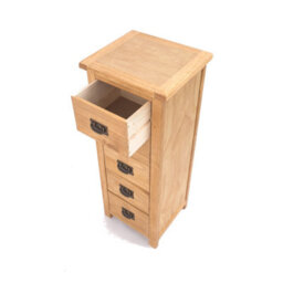 Cabinet Bits Lugo 5 Drawer Narrow Chest Of Drawers Bras Drop Handle - thumbnail 4