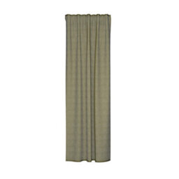Bricoflor Sheer Curtain With Concealed Loops  - Green - 2,45 X 1,40 M - Plain - thumbnail 3