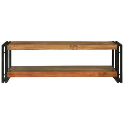 Berkfield Coffee Table 120X50X38 Cm Solid Wood Acacia - thumbnail 3