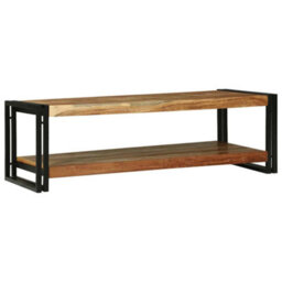 Berkfield Coffee Table 120X50X38 Cm Solid Wood Acacia - thumbnail 2