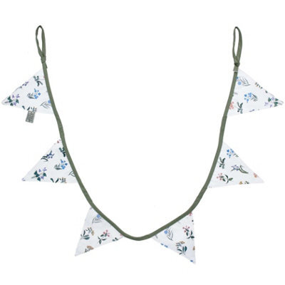 Gisela Graham 185Cm Wild Flower Design Spring Bunting, Decorative Easter And Spring Garland
