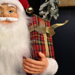 Samuel Alexander 1.1M Traditional Standing Santa Claus Christmas Decoration With Gift Sack - thumbnail 6