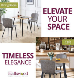 Hallowood Furniture Cullompton Small 80Cm Rectangular Dining Table With 2 Taupe Leather Effect Chairs - thumbnail 7