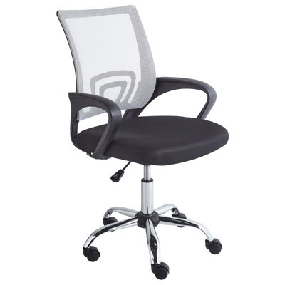 Beliani Office Chair Solid Black/ White - image 1