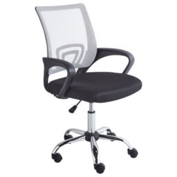 Beliani Office Chair Solid Black/ White - thumbnail 1
