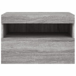 Berkfield Tv Wall Cabinet With Led Lights Grey Sonoma 60X30X40 Cm - thumbnail 9