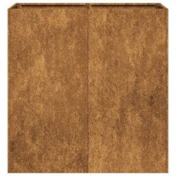 Berkfield Planter Rusty 80X40X80 Cm Weathering Steel - thumbnail 5