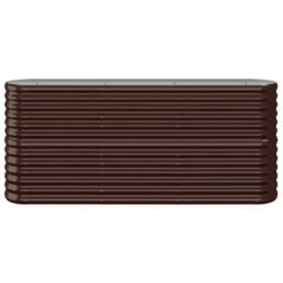 Walplus Garden Raised Bed Galvanised Steel 152X40X68 Cm Brown - thumbnail 3