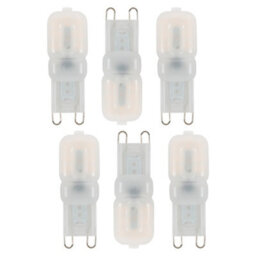 Litecraft G9 2.5W Pack Of 6 Natural White Capsule Led Light Bulb - thumbnail 1