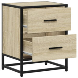 Berkfield Bedside Cabinets 2 Pcs Sonoma Oak 40X31X50 Cm Engineered Wood - thumbnail 9