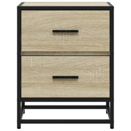 Berkfield Bedside Cabinets 2 Pcs Sonoma Oak 40X31X50 Cm Engineered Wood - thumbnail 5