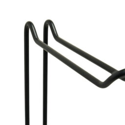 Wire Toilet Roll Holder Free Standing Storage Rust Resistant Metal, Black - thumbnail 5