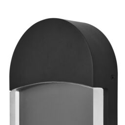GoodHome Fixed Matt Black Mains-Powered Integrated Led Outdoor Wall Light 400Lm - thumbnail 3