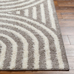 Livabliss Rodos-Modern Charcoal White Soft Plush Pile Living Bedroom Rug 200 X 275 Cm Easy Care, Non Shedding - thumbnail 5