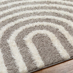 Livabliss Rodos-Modern Charcoal White Soft Plush Pile Living Bedroom Rug 200 X 275 Cm Easy Care, Non Shedding - thumbnail 3