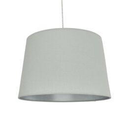 Inlight Lewell Duck Egg Linen Effect Contemporary Cylinder Light Shade (D)40Cm - thumbnail 5