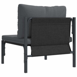 Walplus Outdoor Furniture With Cushion With Pillow Anthracite Steel - thumbnail 7