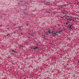 The Rug Edit Pink Blue Traditional Muse Persian Medallion Rug - thumbnail 7